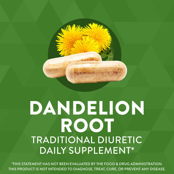 Nature'S Way Dandelion Root, Traditional Diuretic Herb*, 100 Vegan Capsules
