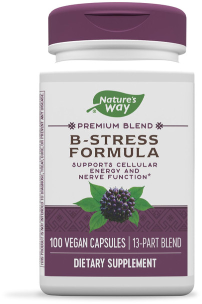 Nature'S Way Premium Blend B-Stress Formula 100 Vegan Capsules