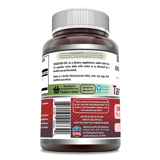 Amazing Formulas Tart Cherry Extract 1000Mg Supplement 120 Capsules | Non-Gmo | Gluten Free | Made In Usa