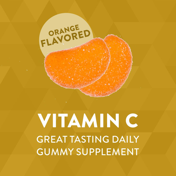 Nature'S Way Vitamin C Gummies For Immune Support*, Orange Flavored, 250 Mg, 120 Gummies