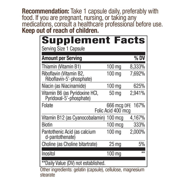Nature'S Way Vitamin B-100 Complex