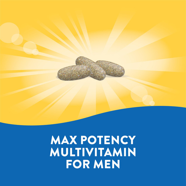 Nature'S Way Alive! Men’S Max3 Potency Multivitamin, Supports Whole Body Wellness*, Supports Cellular Energy*, B-Vitamins, Gluten-Free, 90 Tablets