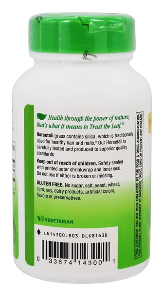 Natures Way Horsetail Grass, 440Mg, 100 Capsules, Pack Of 2