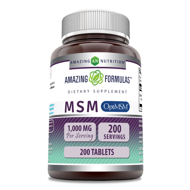 Amazing Formulas Optimsm 1000 Mg Tablets Supplement | Non-Gmo | Gluten Free | Made In Usa (200 Count)