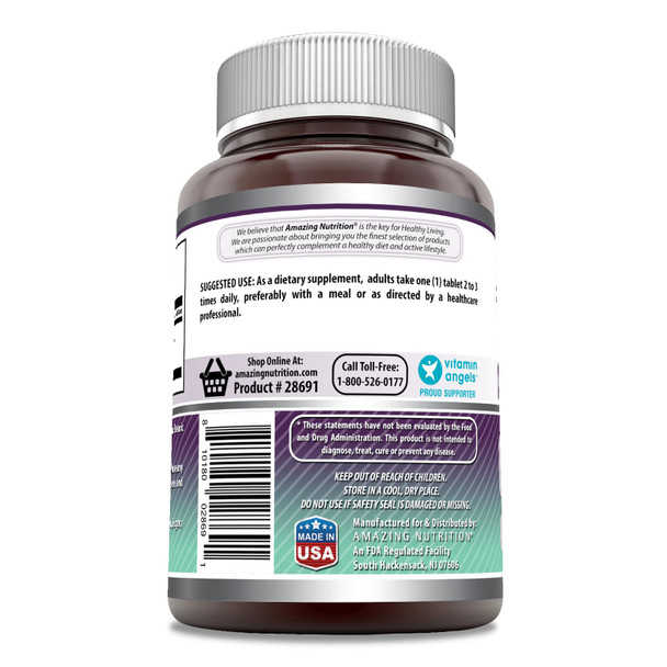 Amazing Formulas Optimsm 1500 Mg Tablets Supplement | Non-Gmo | Gluten Free | Made In Usa (180 Count)