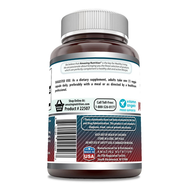 Amazing Formulas Micronized Dhea 25Mg 180 Veggie Capsules Supplement | Non-Gmo | Gluten Free | Made In Usa | Ideal For Vegetarians | Dehydroepiandrosterone Capsules For Men & Women (1 Pack)