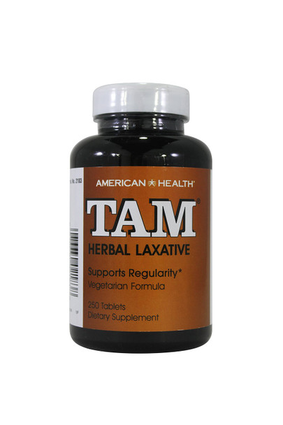 American Health Tam Natural Herb Laxative, 250 Tablets - 2 Pack