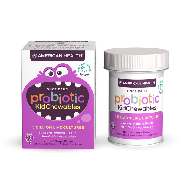 American Health Probiotic Kid Chewables, 30 Count