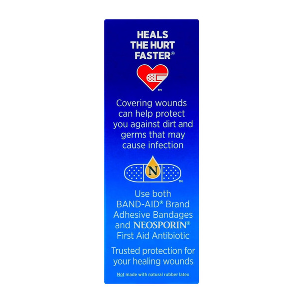 Band-Aid Brand Tru-Stay Plastic Strips Adhesive Bandages For Wound Care And First Aid, All One Size, 60 Ct