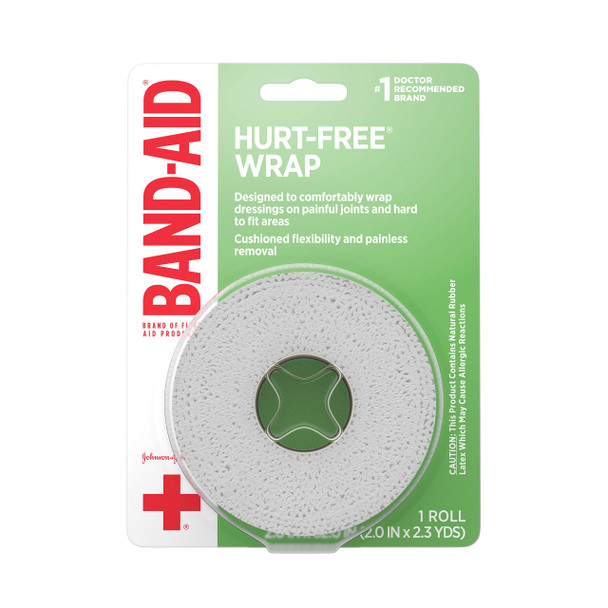 Band-Aid Medium Hurt Free Wrap, 1.2 Oz