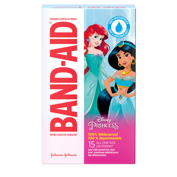 Band-Aid, Bandages Disney Princess All One Size, 15 Count