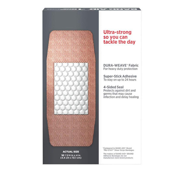 Band-Aid Brand Tough Strips Bandages All One Size, 20 Count