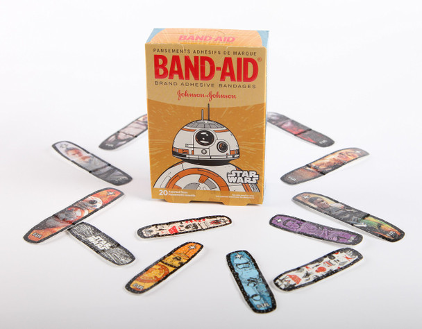 Star Wars Johnson & Johnson Band-Aid Brand Adhesive Bandages Assorted (Set Of 2) (20 Count)