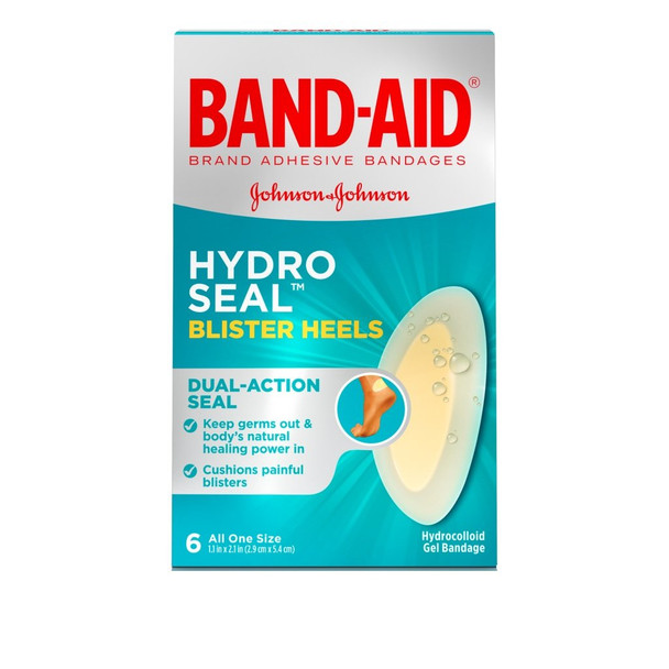 Band-Aid Brand Hydro Seal Blister Heel Cushions, 6 Count