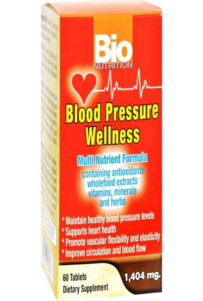 Bio Nutrition Blood Pressure Wellness Tabs, 60 Count