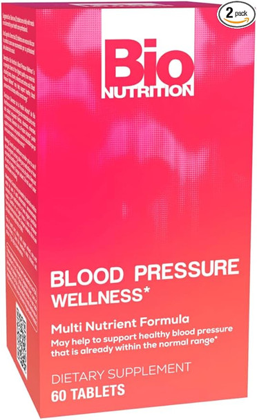 Bio Nutrition Blood Pressure 60 Tablets 2 Pack