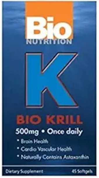 Bio Nutrition Inc, Bio Krill 500Mg, 45 Sgel Bio Nutrition Inc, Bio Krill 500Mg, 45 Sgel