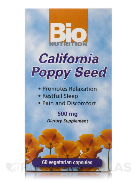 Bio Nutrition Inc, California Poppy, 60 Vcap