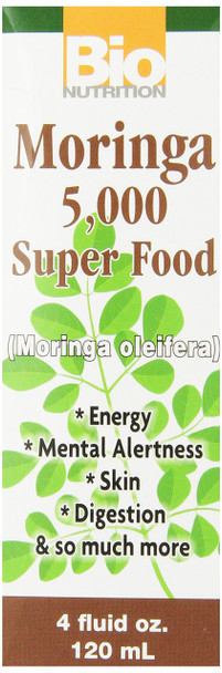 Bio Nutrition Moringa Liquid, 4 Fluid Ounce