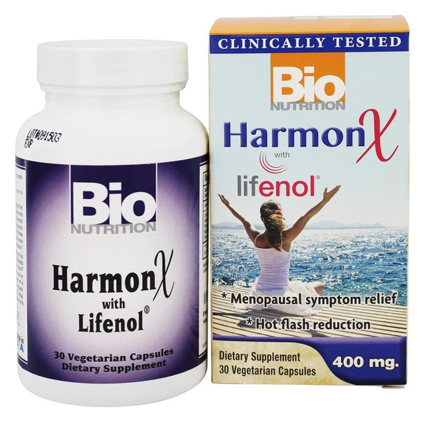 Bio Nutrition Harmonx With Lifenol 400 Mg Vegetarian Capsules, 30 Ea, 30 Count