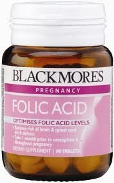 Blackmores Viltamins Folic Acid 90Tab.(Good Services)