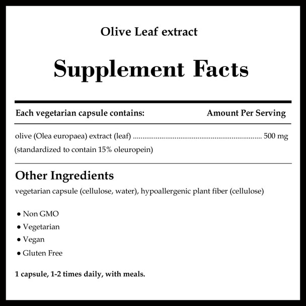 Pure Encapsulations Olive Leaf Extract