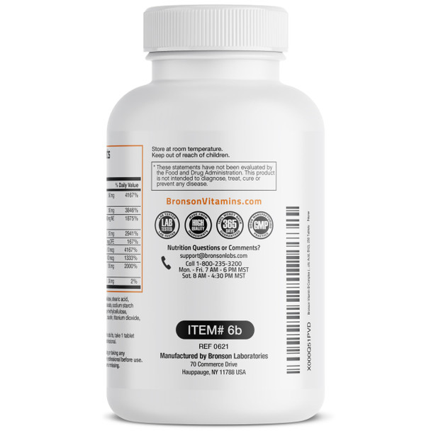 Bronson Vitamin B Complex 250 Tablets