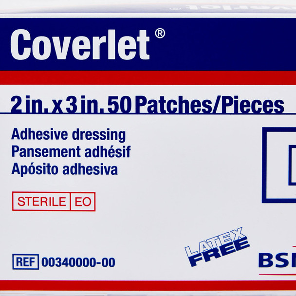 Coverlet Elastic Patch Bandage 2" X 3" - 50/Box #340000