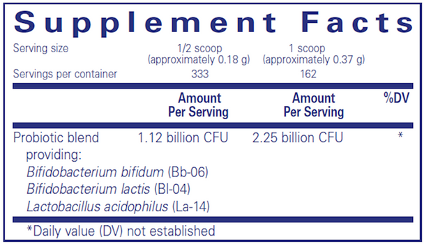 Pure Encapsulations Probiotic 123  60 grams