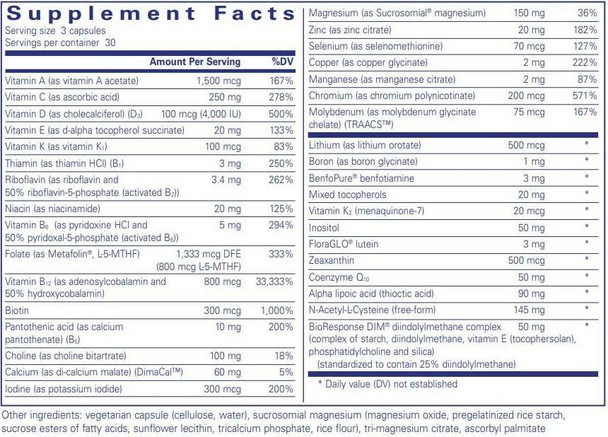 Pure Encapsulations PureGenomics UltraMultivitamin