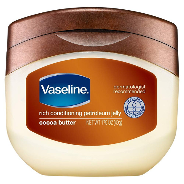 Vaseline Petroleum Jelly For Dry Cracked Skin Cocoa Butter 7.5 oz (packaging may vary)
