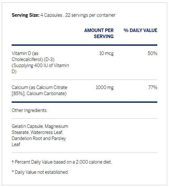 Solaray Calcium Citrate