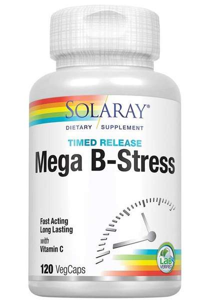 Solaray Mega Vitamin B-Stress Time Released