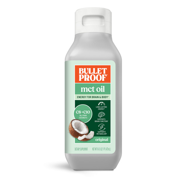 Bulletproof MCT Oil Made with C10 and C8 Oil 16 Ounces