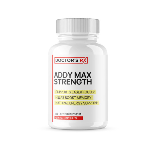 EPN Supplements Addy Max Strength | #1 Rated Adderall Alternative Pills For Laser Focus, Boosted Memory & Natural Energy | Ultra Strength Formula + 38 Ingredients | 3Rd Party Tested & Usa Made - 60 Capsules