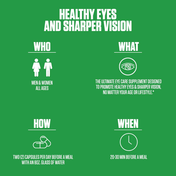 EPN Supplements Vision Clarity Extra Strength | #1 Rated Eye Health Supplement | Promotes Healthy Vision & Macular Health W/Lutein, Zeaxanthin, Biotin, Eyebright + More For Men & Women - 60 Capsules