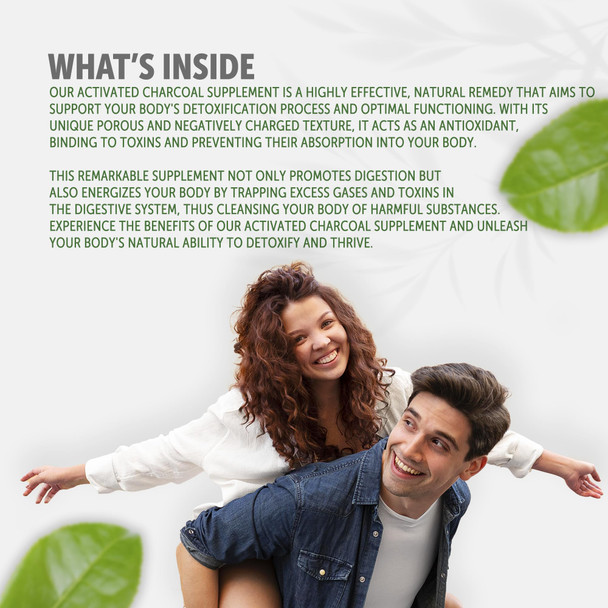 Healthfare Activated Charcoal Capsules 1200Mg | 150 Capsules | Derived From Coconut Shells | Highly Absorbent | Non-Gmo | Made In The Usa