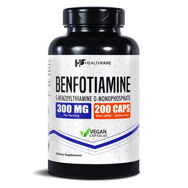 Healthfare Benfotiamine 300Mg | 200 Capsules