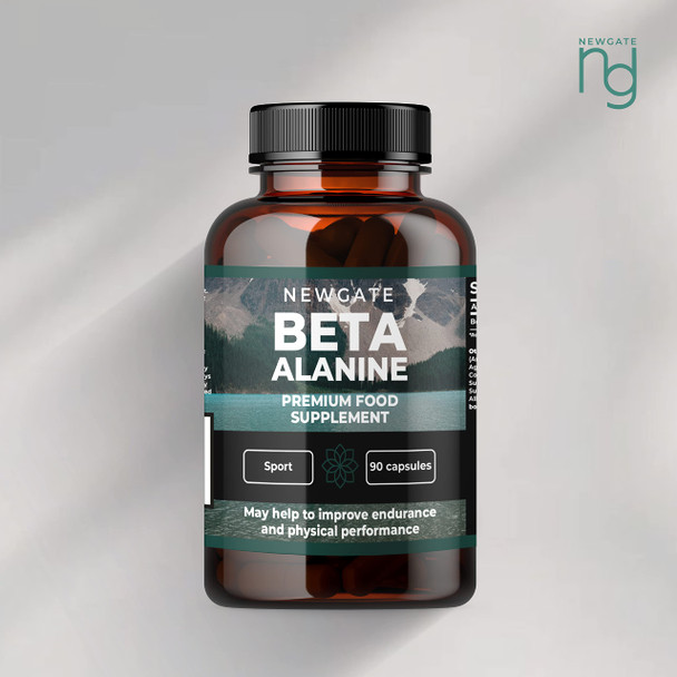 Newgate Labs - Beta Alanine 500Mg For Men And Women - 90 Capsules - Preworkout Nutritional Supplement - Energy & Muscle – Halal - Made In The Uk