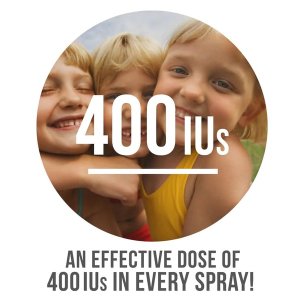 Nutrasumma Kids Vitamin D3 400 Iu Spray Bubble Gum Flavor-1Oz- Naturally High Absorption Rate Supports Bone Boosts Immune System Vitamin Supplement