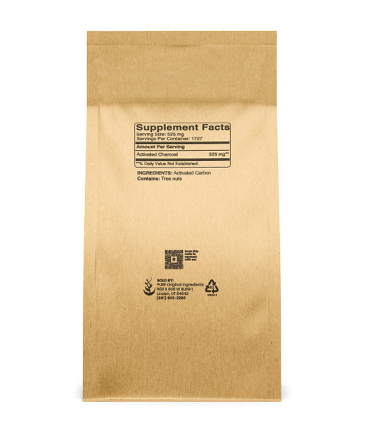 PURE ORIGINAL INGREDIENTS Activated Charcoal (2Lb) Activated Carbon, Vegan, Non-Gmo