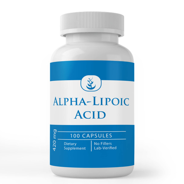 PURE ORIGINAL INGREDIENTS Alpha-Lipoic Acid Capsules, (100 Capsules) Always Pure, No Additives Or Fillers, Lab Verified