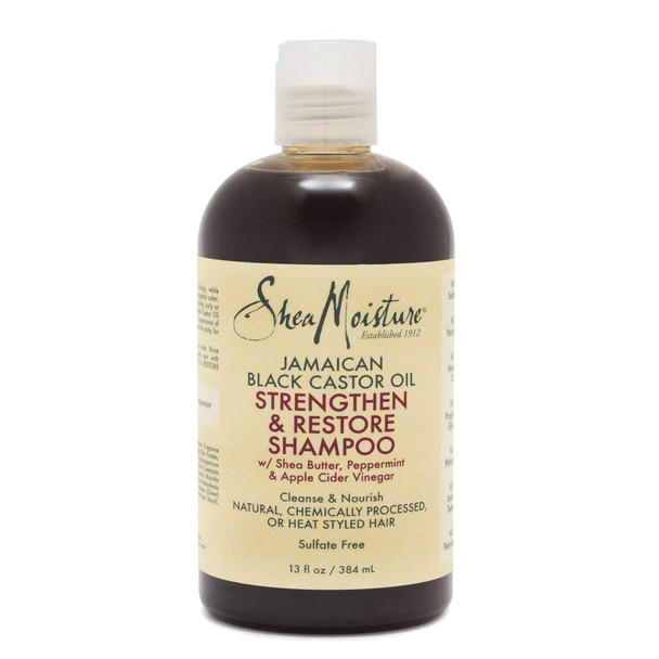 SheaMoisture Jamaican Black Castor Oil Strengthen & Restore for Damaged Hair Shampoo shampoo for Damaged Hair 13 oz