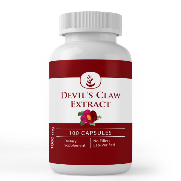 PURE ORIGINAL INGREDIENTS Devil'S Claw Extract, (100 Capsules) Always Pure, No Additives Or Fillers, Lab Verified