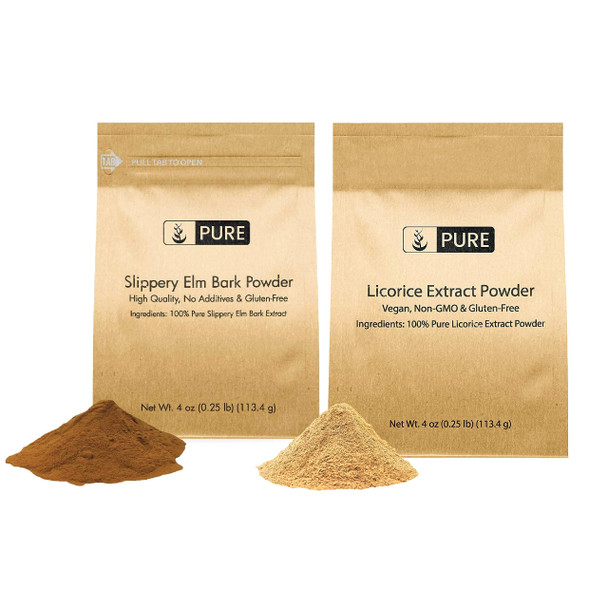 PURE ORIGINAL INGREDIENTS Slippery Elm Powder And Licorice Powder