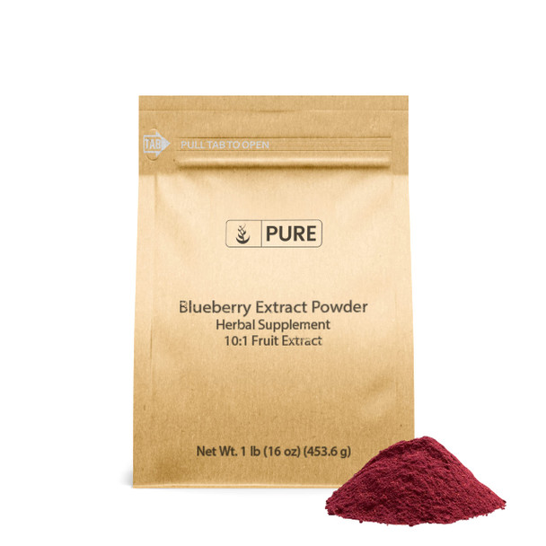 PURE ORIGINAL INGREDIENTS Blueberry Extract Powder (1 Lb) Pure Herbal Supplement Extract Powder