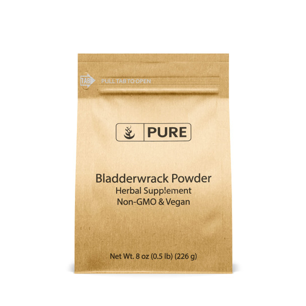 PURE ORIGINAL INGREDIENTS Bladderwrack Powder (8Oz) Fucus Vesiculosus, Herbal Supplement