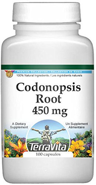 Terravita Codonopsis Root - 450 Mg (100 Capsules, Zin: 516591) - 2 Pack