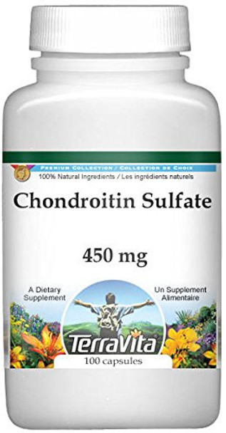 Terravita Chondroitin Sulfate - 450 Mg (100 Capsules, Zin: 510741)