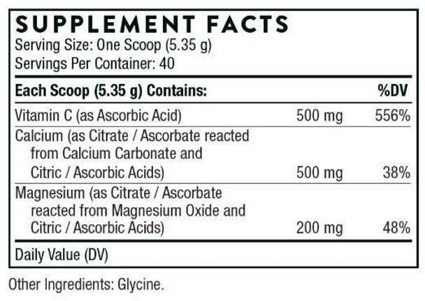 Thorne Research Cal-Mag Citrate Effervescent Powder